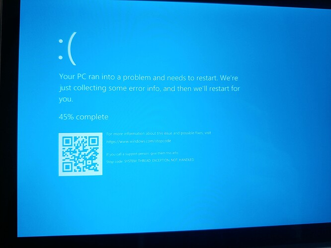 Blue Screen of Death (BSOD) Issue - Resolved Issue - GPD User Community ...